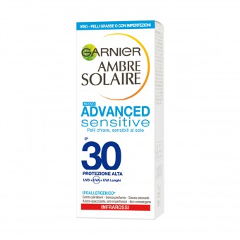 AMBRE SOLAIRE SOLARE CREMA VISO ADVANCED SENSITIVE IP 30 50 ML, SOLARI, S140317, 83531