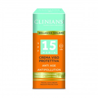 CLINIANS SOLARE CREMA VISO PROTETTIVA ANTI AGE SPF15 75 ML, SOLARI, S158642, 83588