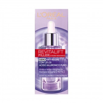 L'OREAL REVITALIFT FILLER SIERO ANTI-RUGHE 30 ML, CURA VISO DONNA, S158679, 83609