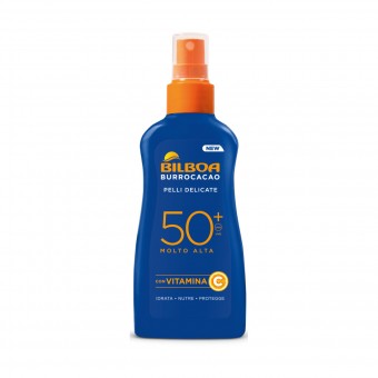 BILBOA BURROCACAO SPRAY SPF50+ PELLI DELICATE 200 ML, SOLARI, S158730, 83611