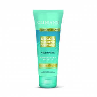 CLINIANS SOLARE DOCCIA SHAMPOO DOPOSOLE VELLUTANTE CON VITAMINA E 250 ML, SOLARI, S158649, 83618