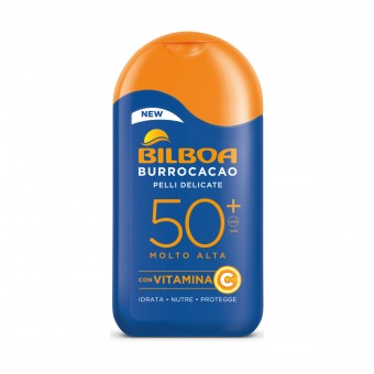 BILBOA BURROCACAO LATTE SPF50+ PELLI DELICATE 200 ML , SOLARI, S158728, 83696