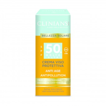 CLINIANS SOLARE CREMA VISO PROTETTIVA ANTI AGE SPF50+ 50 ML, SOLARI, S158644, 83871