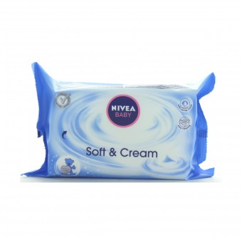 NIVEA BABY SALVIETTE BABY SOFT&CREAM 63 PZ.RICARICA , SALVIETTINE BIMBI, S005141, 83919