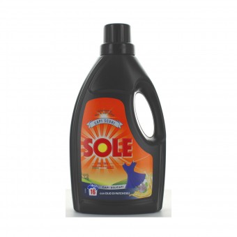 SOLE DETERSIVO BUCATO A MANO E LAVATRICE LIQUIDO LANA E CAPI DELICATI SCURI 16 LAVAGGI 1 LITRO, BUCATO LANA DELICATI CAPI NERI SPECIFICI, S043807, 83945