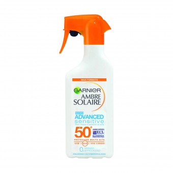 AMBRE SOLAIRE ADVANCE SENSITIVE TRIGGER IP50+ 300 ML, SOLARI, S158841, 84000