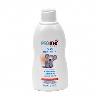 PIUME BABY OLIO IDRATANTE CON ESTRATTO DI CAMOMILLA, CALENDULA E ALOE VERA 300 ML, IGIENE PRIMA INFANZIA, S158890, 84007