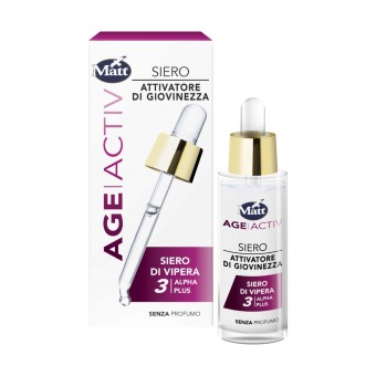 MATT AGE ACTIV SIERO DI VIPERA ATTIVATORE DI GIOVINEZZA 30 ML, CURA VISO DONNA, S158874, 84039