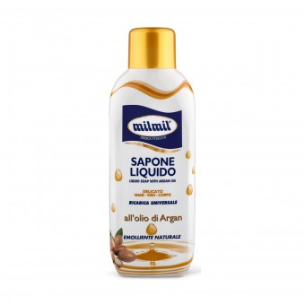 MIL MIL SAPONE LIQUIDO MANI RICARICA ALL'OLIO DI ARGAN 1000 ML, SAPONI, S148223, 84128