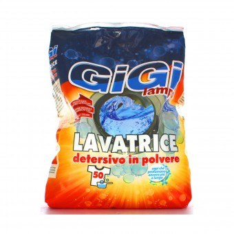 GIGI LAMPO DETERSIVO BUCATO LAVATRICE IN POLVERE RICARICA 50 LAVAGGI, BUCATO LAVATRICE, S110393, 84146
