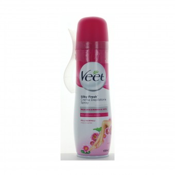 VEET CREMA DEPILATORIA SPRAY PELLI NORMALI 150 ML, CREME DEPILATORIE, S069559, 84195