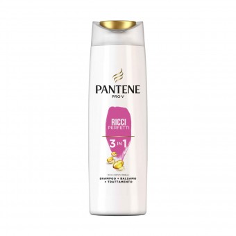 PANTENE SHAMPOO + BALSAMO + TRATTAMENTO 3in1 RICCI PERFETTI 225 ML., SHAMPOO, S105703, 84283