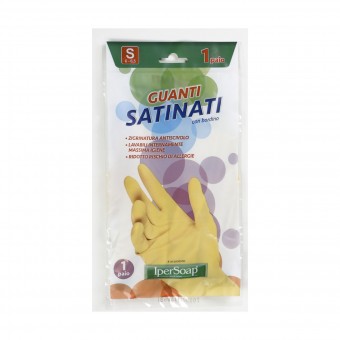 IPERSOAP GUANTI SATINATI BORDINO MISURA S 6-6,5, GUANTI, S159114, 84556