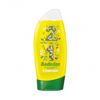BADEDAS DOCCIASCHIUMA SHAMPOO 2in1 DELICATO AGRUMI E GELSOMINO 250 ML, BAGNO/DOCCIA SCHIUMA, S003156, 84661