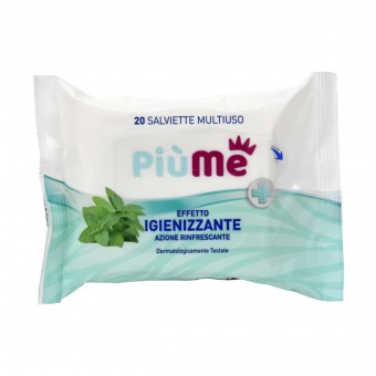 PIUME SALVIETTE MULTIUSO IGIENIZZANTI RINFRESCANTI 20 PZ , SALVIETTINE, S159006, 84682