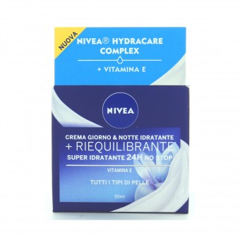 NIVEA VISO ESSENTIALS CREMA NUTRIENTE RIEQUILIBRANTE GIORNO E NOTTE VASO 50 ML, CURA VISO DONNA, S007740, 84718
