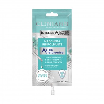 CLINIANS INTENSE-A MASCHERA LIFTING RUGHE RIMPOLPANTE 3 DOSI 15 ML, CURA VISO DONNA, S159357, 84773