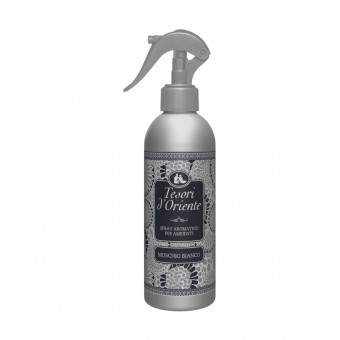 TESORI D'ORIENTE SPRAY AMBIENTE MUSCHIO BIANCO 250 ML , DEODORANTE AZIONE ISTANTANEA, S159385, 84786