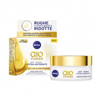 NIVEA VISO Q10 POWER ANTI-RUGHE EXTRA NUTRIENTE CON OLIO DI ARGAN PELLI SECCHE E MOLTO SECCHE 50 ML, CURA VISO DONNA, S159449, 84809