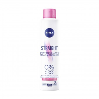 NIVEA STYLING STRAIGHT SPRAY MODELLANTE TENUTA FLESSIBILE 250 ML, FISSATIVI, S159461, 84834