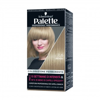PALETTE COLORAZIONE PROFESSIONALE PERMANENTE 7,6 BIONDO, COLORANTI, S096305, 84945