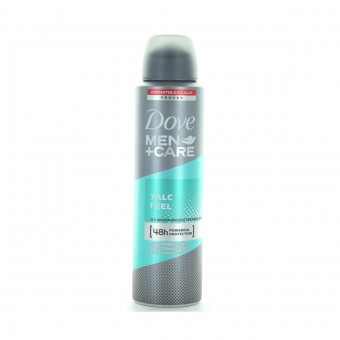 DOVE MEN DEODORANTE SPRAY 48h TALC FEEL 150 ML , DEODORANTI ANTIODORE PER PERSONA, S153006, 84981