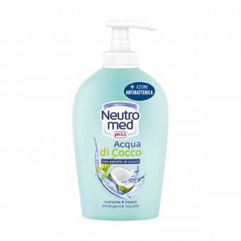 NEUTROMED SAPONE LIQUIDO ACQUA DI COCCO AZIONE ANTIBATTERICA 300 ML, SAPONI, S159313, 85046