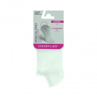GOLDEN LADY SPORTY CALZINO LISCIO A SCOMPARSA BIANCO TAGLIA UNICA, CALZE, COLLANT & GAMBALETTI, S024272, 85086