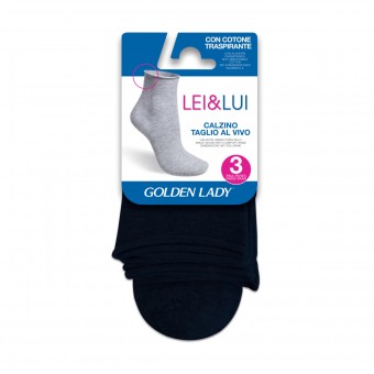 GOLDEN LADY CALZINO LUI&LEI TAGLIO VIVO BLU SCURO 3 PAIA TAGLIA S/M, CALZE, COLLANT & GAMBALETTI, S159577, 85188