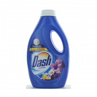 DASH DETERSIVO BUCATO LAVATRICE LIQUIDO LAVANDA 15+2 LAVAGGI + BUONO SCONTO EURO 2,50 SU RIACQUISTO PODS, BUCATO LAVATRICE, S132968, 85262