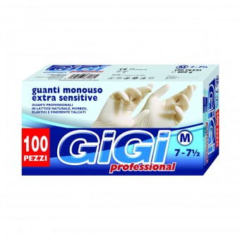 GIGI CASA GUANTI LATTICE MISURA MEDIA SCATOLA 100 PZ, GUANTI, S114026, 85367