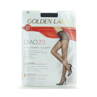 GOLDEN LADY CIAO COLLANT 20 DEN 36O BLEU TAGLIA 4, CALZE, COLLANT & GAMBALETTI, S024317, 85551