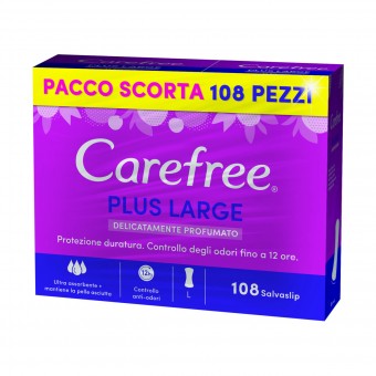 CAREFREE PLUS LARGE SALVASLIP 36 PZ x3 PACCHI , PROTEGGISLIP, S159664, 85665