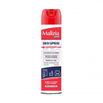 MALIZIA CASA DEO SPRAY IGIENIZZANTE ELIMINA ODORI PROFUMO TE' VERDE 300 ML , DEODORANTE AZIONE ISTANTANEA, S159823, 85682
