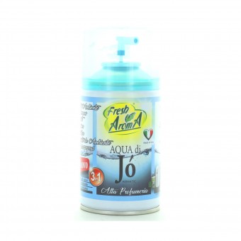 FRESH AROMA DEO MATIC RICARICA SPRAY AQUA DI JO 250 ML (PER DIFFUSORE AUTOMATICO) , DEODORANTE AZIONE ISTANTANEA, S123832, 85873