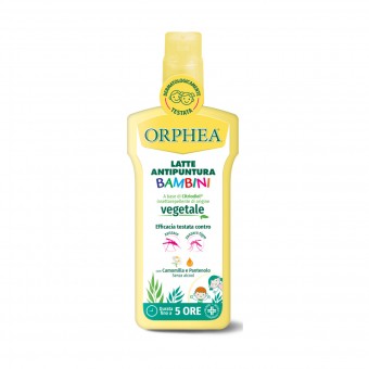 ORPHEA REPELLENTE LATTE ANTIPUNTURA BAMBINI CAMOMILLA E PANTENOLO 100 ML, INSETTOREPELLENTI/DOPO PUNTURA, S096612, 85939