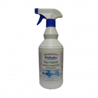 PIU' PULITO PULI FUGHE SMACCHIATORE IGIENIZZANTE TRIGGER 750 GRAMMI, SGRASSATORI/PICCOLE SUPERFICI, S159914, 86026