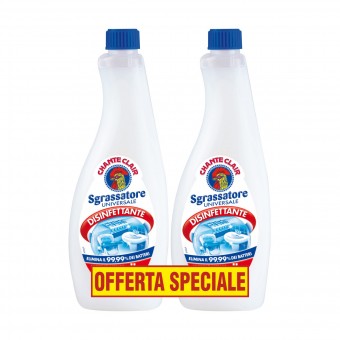 CHANTECLAIR SGRASSATORE DISINFETTANTE RICARICA 2 PEZZI DA 625 ML , SGRASSATORI/PICCOLE SUPERFICI, S159496, 86176