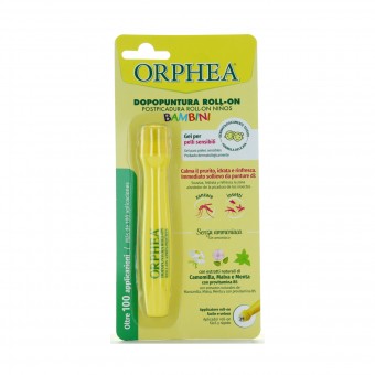 ORPHEA DOPOPUNTURA GEL BAMBINI ROLL ON 10 ML, INSETTOREPELLENTI/DOPO PUNTURA, S096613, 86218