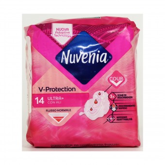 NUVENIA ASSORBENTI ULTRA+ NORMALE CON ALI 14 PZ, ASSORBENTI ESTERNI, S002015, 86335