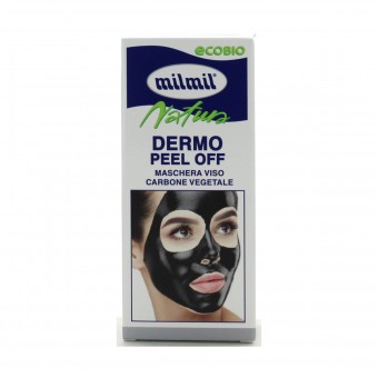 MIL MIL DERMO PEEL OFF MASCHERA VISO CARBONE VEGETALE 75 ML, CURA VISO DONNA, S149275, 86363