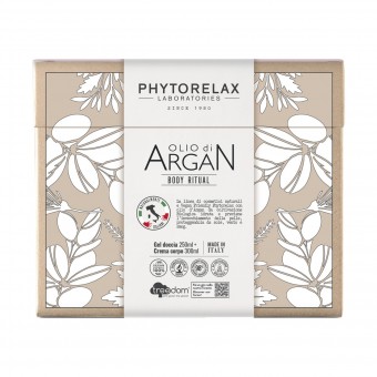 PHYTORELAX BODY RITUAL COFANETTO OLIO DI ARGAN - GEL DOCCIA 250 ML + CREMA CORPO 300 ML, CONFEZIONI REGALO, S160163, 86526