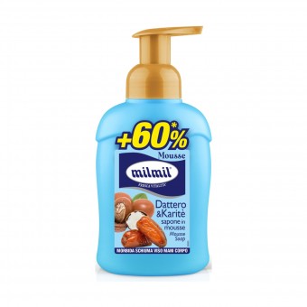 MIL MIL SAPONE MOUSSE COMPLETO DATTERO & KARITE' 450 ML, SAPONI, S160170, 86530