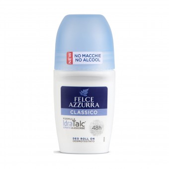 FELCE AZZURRA DEODORANTE ROLL-ON CLASSICO IDRA TALC 50 ML, DEODORANTI ANTIODORE PER PERSONA, S159494, 86579