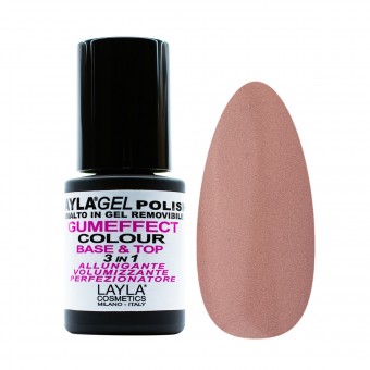 LAYLA SMALTO IN GEL COLOUR REMOVIBLE GUMEFFECT 3in1 BASE & TOP 08 EVASNESCENCE , UNGHIE, S159928, 86583