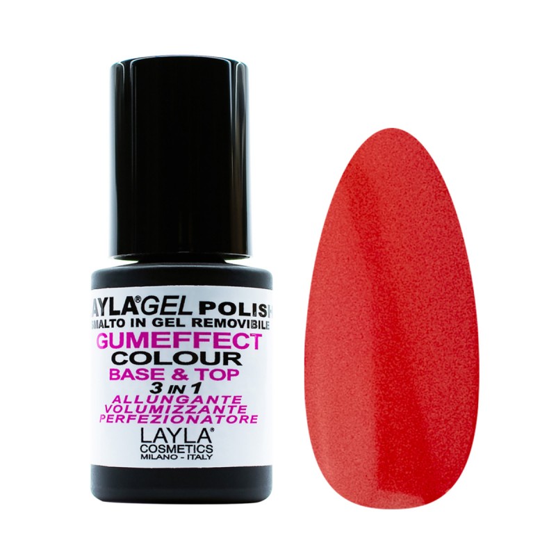 LAYLA SMALTO IN GEL COLOUR REMOVIBLE GUMEFFECT 3in1 BASE & TOP 10 FRIDA