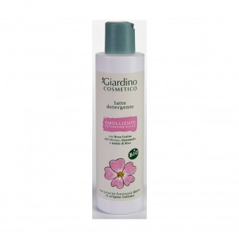 GIARDINO COSMETICO BIO LATTE DETERGENTE EMOLLIENTE 200 ML, PULIZIA VISO DONNA, S160302, 86721