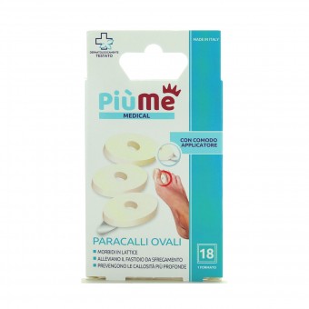 PIUME PARACALLI PROTETTIVI OVALI IN LATTICE 18 PZ, MEDICAZIONE & PRONTO SOCCORSO, S160393, 86912