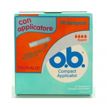 OB SUPER 16 PZ.CON APPLICATORE ASSORBENTI INTERNI, ASSORBENTI INTERNI, S116465, 86938
