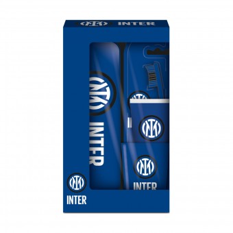 INTER COFANETTO ORAL CARE ASTUCCIO + SPAZZOLINO + DENTIFRICIO 75 ML + BICCHIERINO , CONFEZIONI REGALO, S160627, 87249